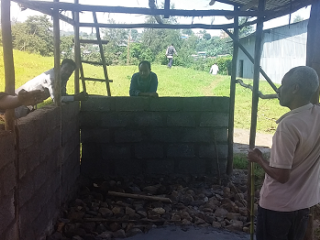 Silo making at construction phase and on going project